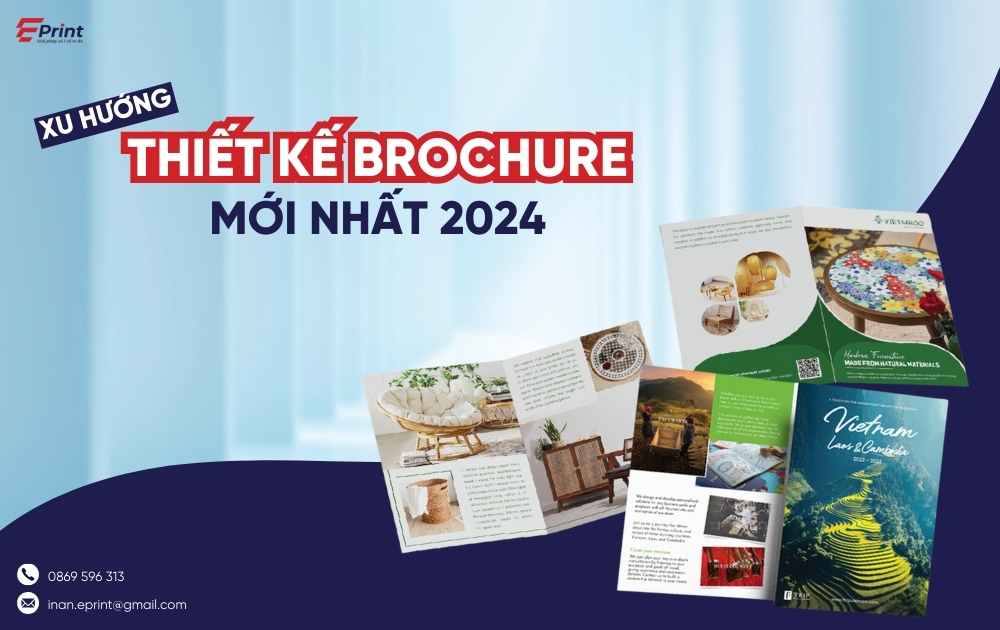Xu hướng thiết kế Brochure mới nhất 2024