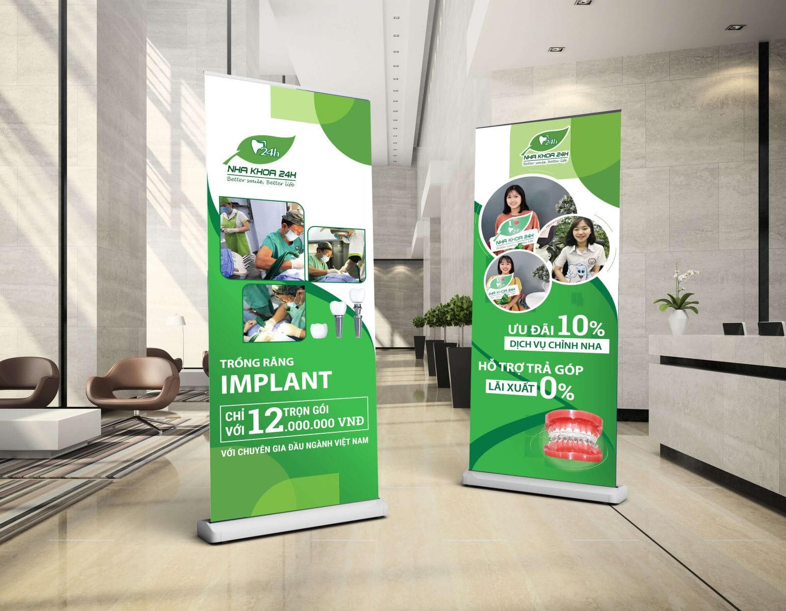 Standee tối ưu hóa không gian quảng bá