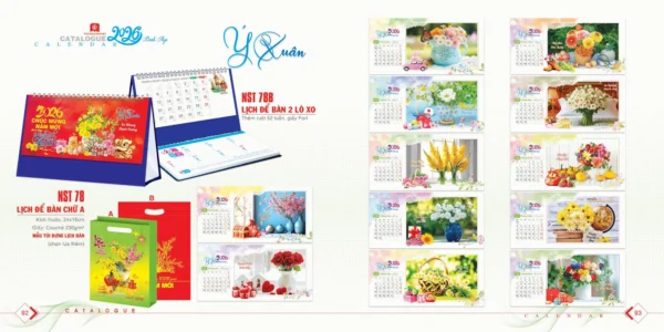 In lịch Tết đẹp giá rẻ