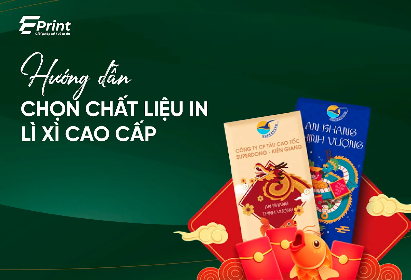 Chọn chất liệu in lì xì cao cấp