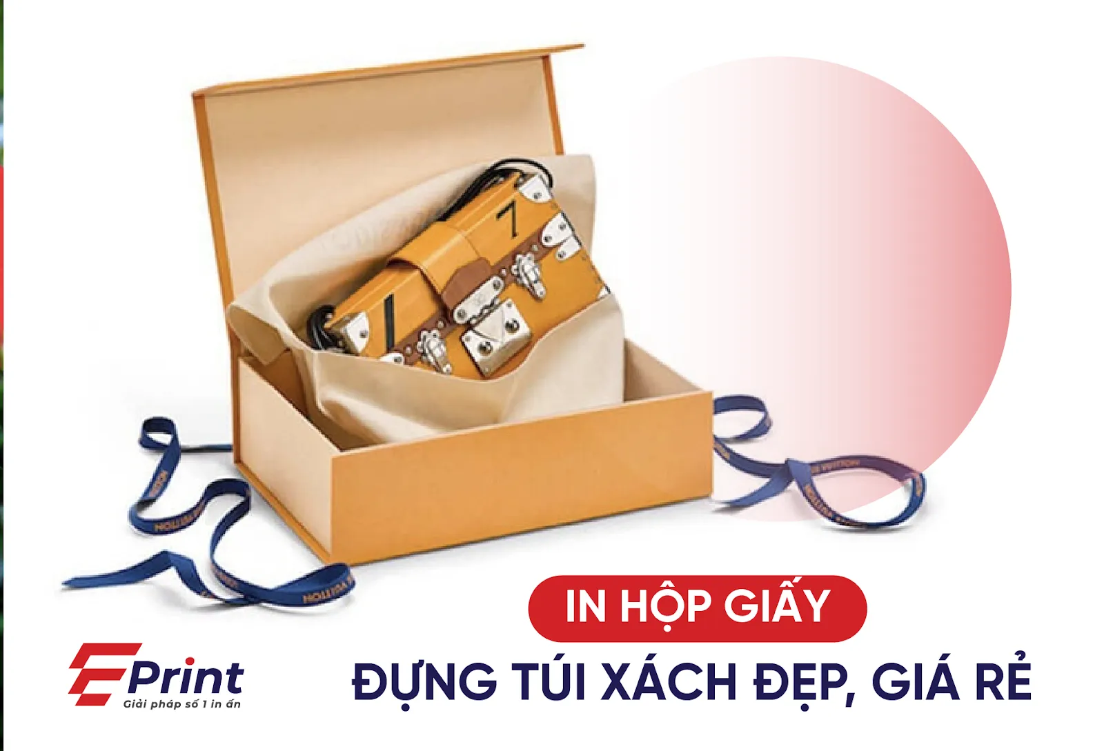 Hộp giấy đựng túi xách