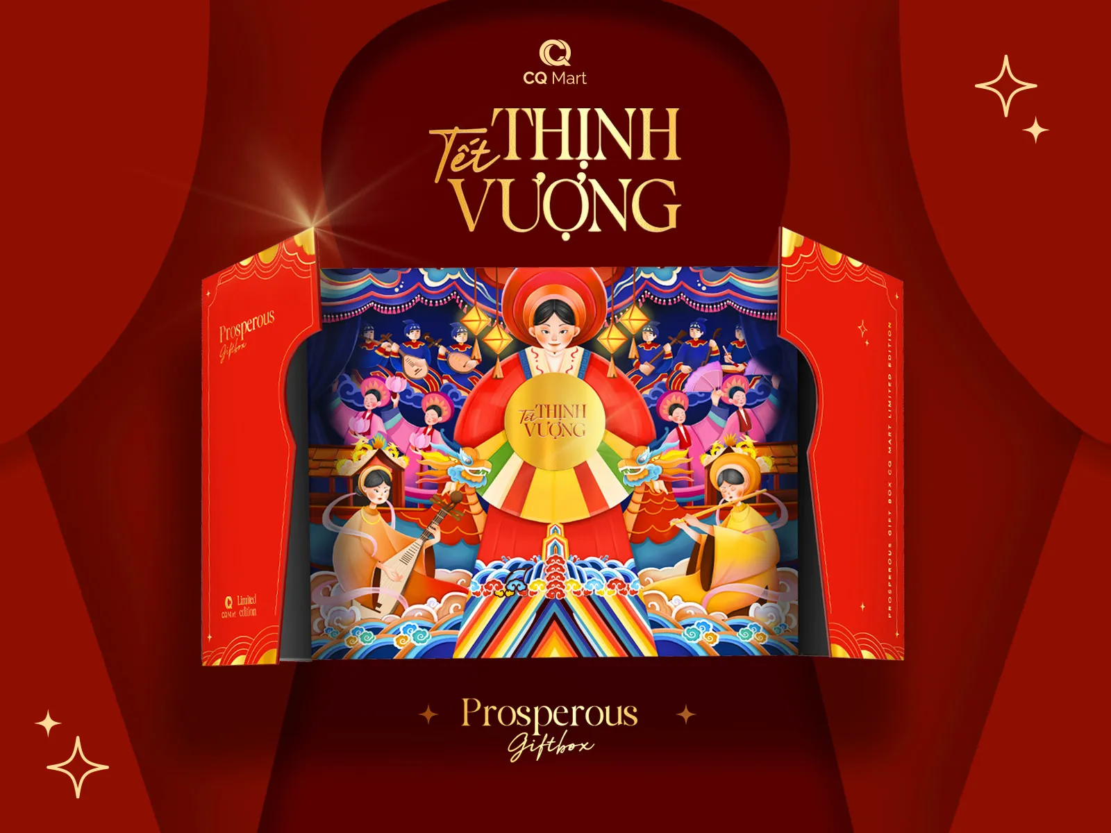 Hộp quà Tết in riêng