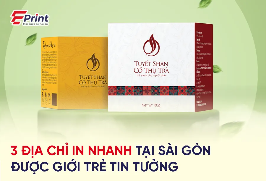 Địa chỉ in nhanh tại Sài Gòn được giới trẻ tin tưởng