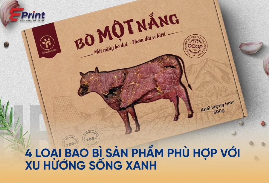 4 loại bao bì xu hướng sống xanh