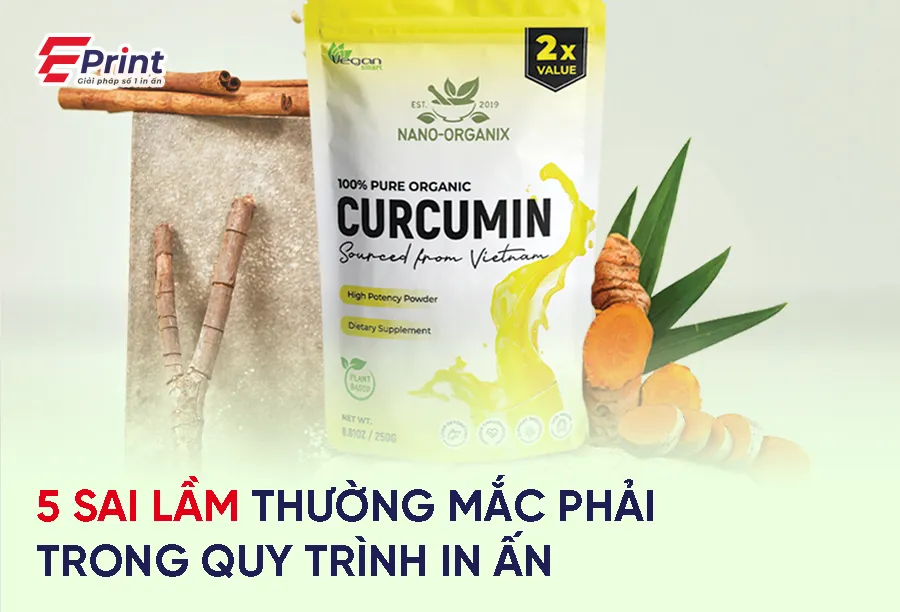 5 sai lầm thường mắc phải trong quy trình in ấn