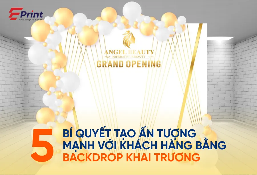 Backdrop khai trương