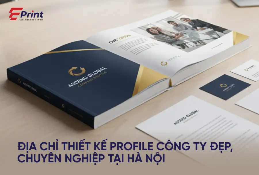 Địa chỉ thiết kế profile công ty đẹp, chuyên nghiệp tại Hà Nội