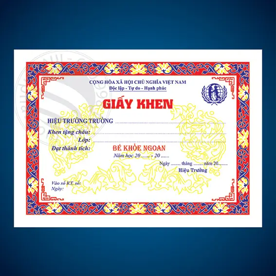 In bằng khen chất lượng cao tại EPrint