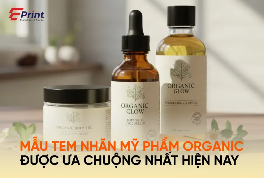 Tem nhãn mỹ phẩm organic