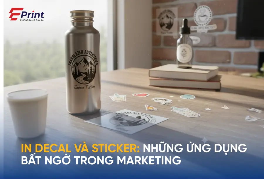In decal và sticker: Những ứng dụng bất ngờ trong marketing
