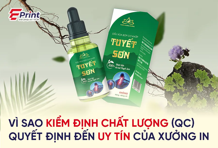 Vì sao kiểm định chất lượng (QC) quyết định đến uy tín của xưởng in