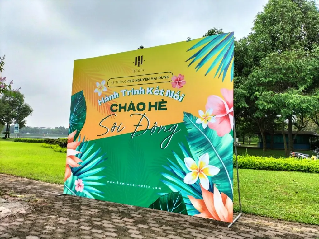Backdrop in bạt Hiflex