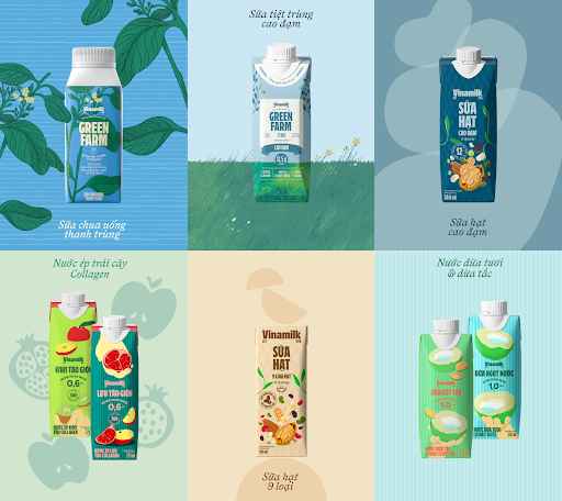 Bao bì Vinamilk sao khi cải tiến